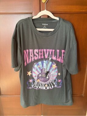Nashville Music City Graphic Tee